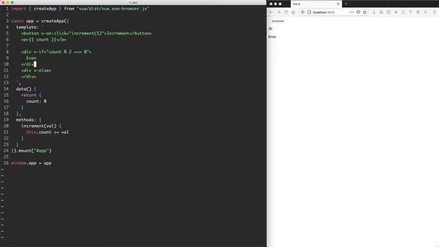 [Vue.js 3 Crash Course] 1.4: Control Flow with v-if and v-else смотреть онлайн