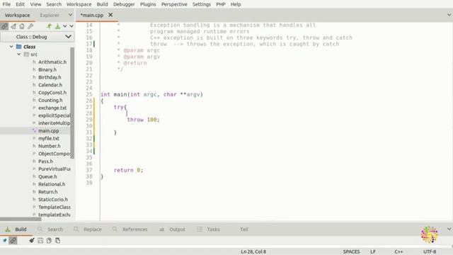 C++ Exception Handling - How to use Try Catch block to Catch Exceptions in C++ смотреть онлайн