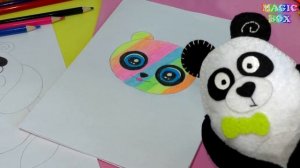 Антистресс панда из бумаги для Ластика Как сделать сквиши своими руками