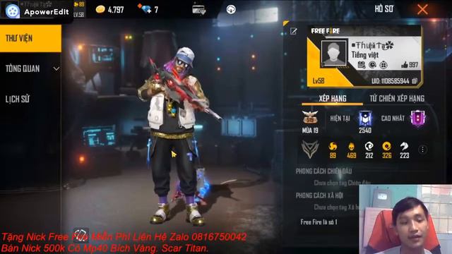 Cho Acc Free Fire Miễn Phí смотреть онлайн