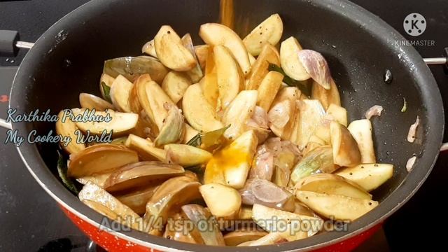 எண்ணெய் கத்தரிக்காய் வறுவல் || Spicy and Tasty Brinjal Fry || Ennai Kathirikai Varuval || смотреть онлайн