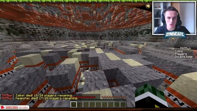 Minecraft Mini Game "TNT RUN" - Run Or Die! смотреть онлайн
