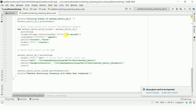 End to End Project using Spark/Hadoop | Code Walkthrough |Spark Streaming|Part 3.2| DM | DataMaking смотреть онлайн