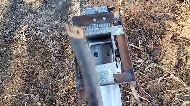 Щепорез измельчитель веток из рубанка.