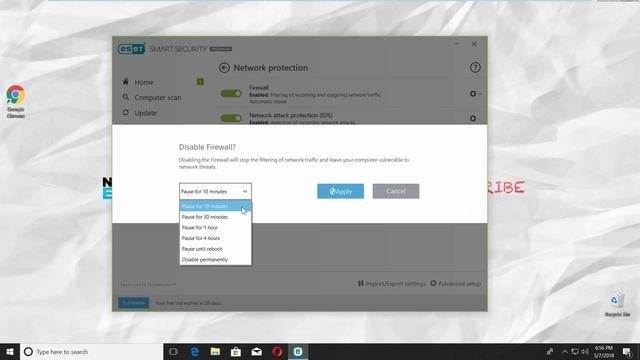 How to Disable ESET NOD32 Firewall | How to Turn Off ESET NOD32 Firewall смотреть онлайн