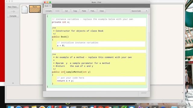 Lesson #2, Java Core. Getting Familiar with BlueJ Environment. How to code first class in Java Blue смотреть онлайн