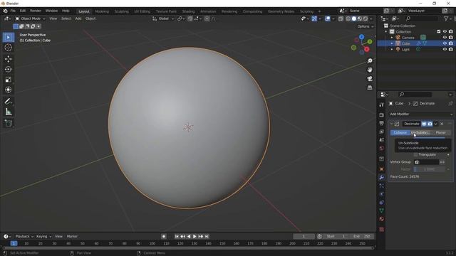 Blender How To Decimate смотреть онлайн