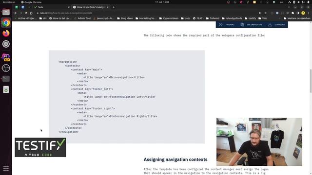 Sulu CMS footer navigation as live coding tutorial смотреть онлайн
