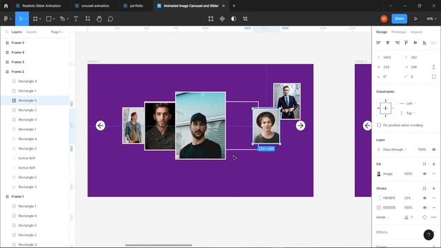 Animated Image Carousel and Slider using Figma смотреть онлайн