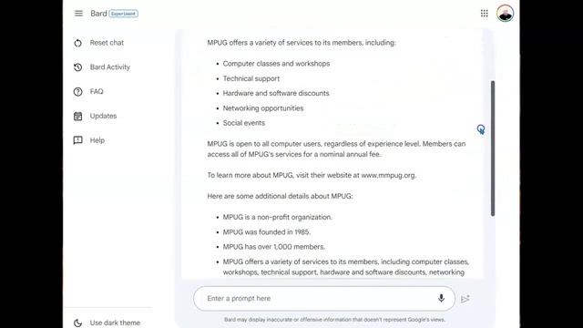 Madison PC Users' Group - A Question for Bard and ChatGPT смотреть онлайн