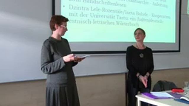 Simpozijs „Baltijas vācu valodas attīstība" (2. daļa) смотреть онлайн