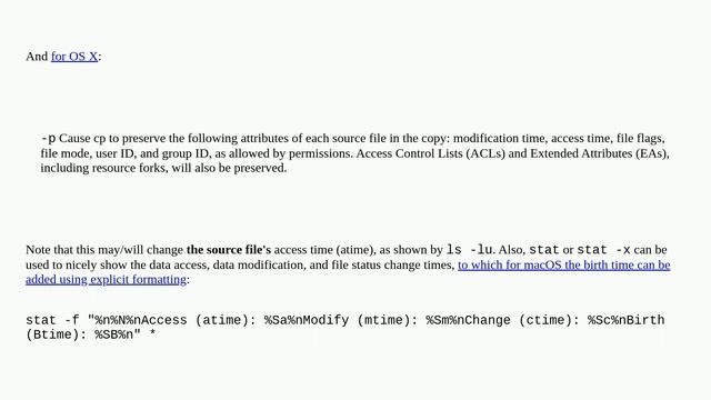 How can I copy a file in Unix without altering its last modified time? смотреть онлайн