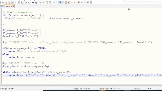 PHP Display Data from Database | SELECT Query | SQL | Web смотреть онлайн