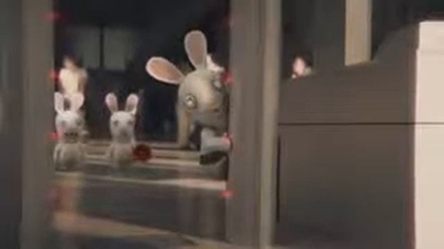 Raving Rabbits " Airport invasion смотреть онлайн