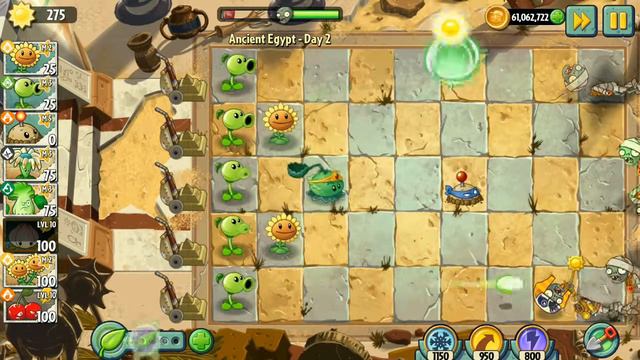 #2 Растения против зомби Plants vs Zombies #zombies #plantsvszombies Egypt day 2 зомби смотреть онлайн
