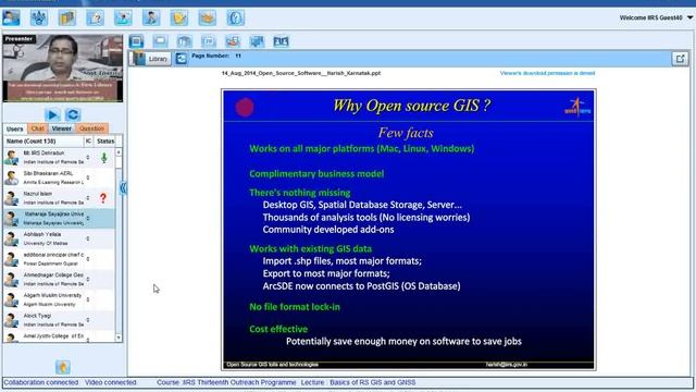 14 August2014 Overview of Open Source Tools 1 By Dr Harish Karnatak смотреть онлайн