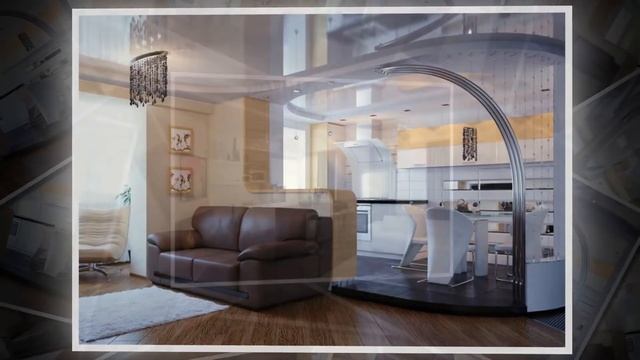 Дизайн кухни совмещенной с гостиной | Design kitchen combined with living room смотреть онлайн