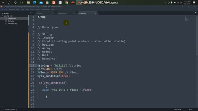 Rules for Creating PHP Variables Part -2 | Turorial #6 смотреть онлайн