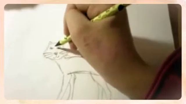 как легко и быстро нарисовать кота)) (Created with @Magist смотреть онлайн