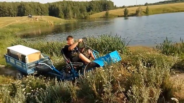 мотоблок нева с прицепом смотреть онлайн