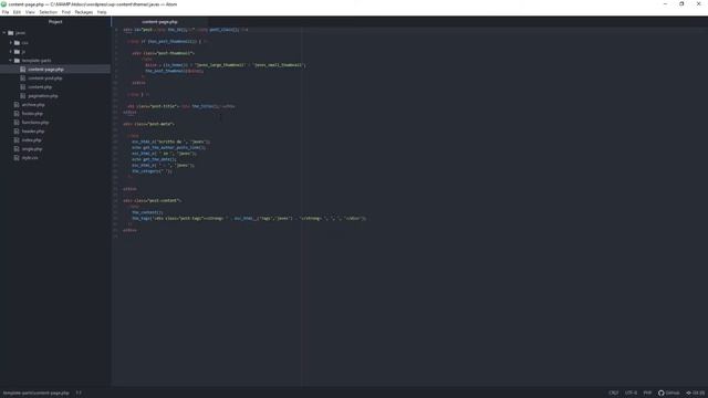 27 - Il file template page.php смотреть онлайн