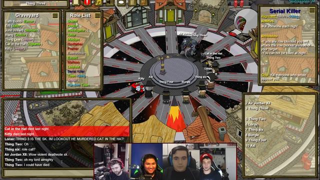 Cat in the Hat Knows THINGS (The Derp Crew: Town of Salem - Part 112) смотреть онлайн