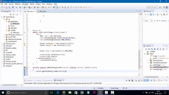 JavaFX ControlsFX tutorial ActionGroup #2 ToolBar смотреть онлайн