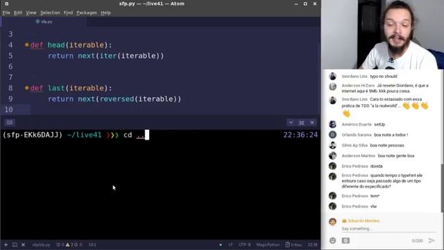 Live de Python #41 - Cobertura e testrunners смотреть онлайн