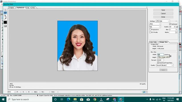 Adobe photoshop 7.0/how to resize photo 40Kb,50kb and signature(10-20)kb for online form смотреть онлайн