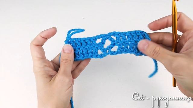 Скорее сохраняйте схему!!! ШАХМАТНЫЙ узор крючком с ажуром смотреть онлайн