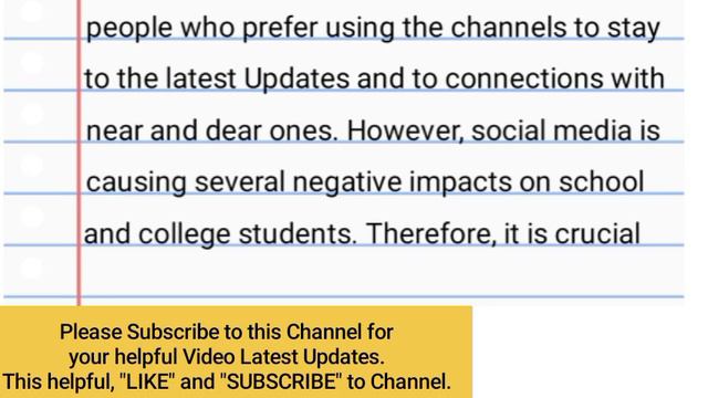 Essay/Paragraph on The Impact of Social Media on Students and Teenagers// Impact of Social media смотреть онлайн