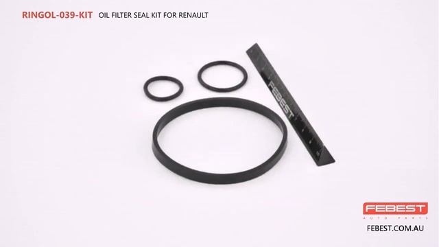 RINGOL-039-KIT OIL FILTER SEAL KIT FOR RENAULT смотреть онлайн