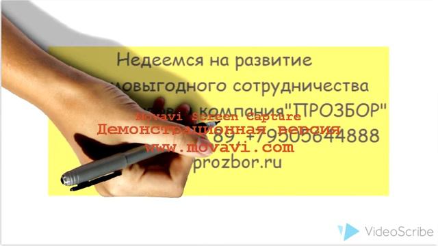 Скрайбинг ООО "ПРОЗБОР" смотреть онлайн