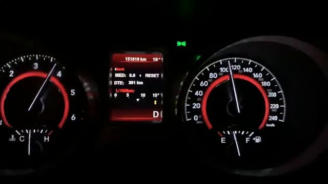 Fiat Freemont 2.0 Multijet 4x4 170hp 0-100 km/h смотреть онлайн