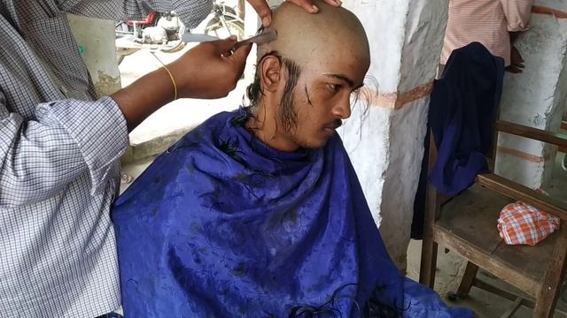 Indian men head shave series 02 смотреть онлайн