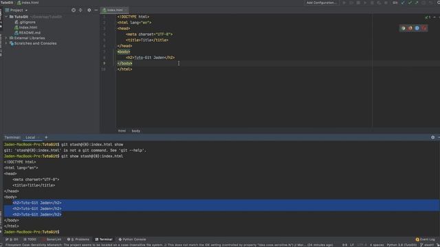 Git - Stash | Practical explanation - End смотреть онлайн