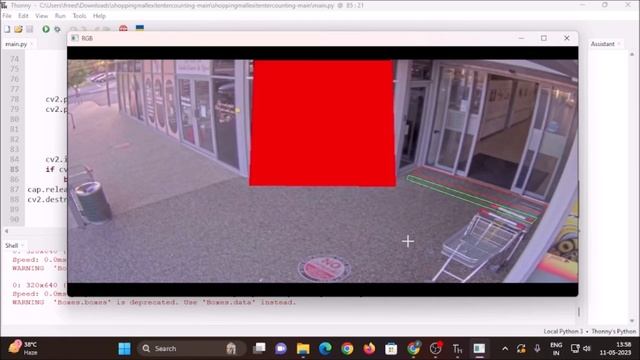 People Counting System (Shopping Mall) | yolov8 object detection & tracking & object counting смотреть онлайн