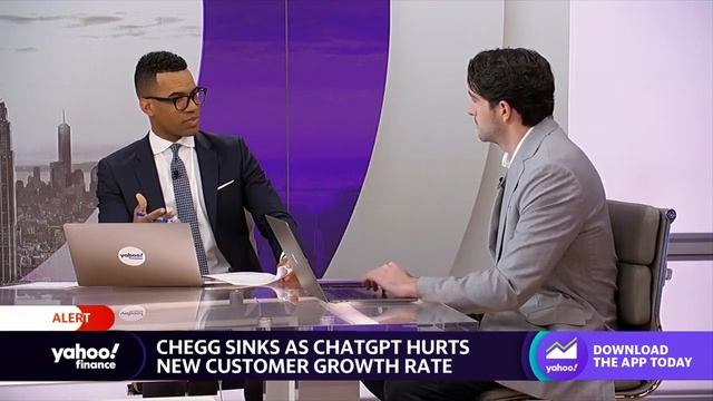 Chegg sinks as ChatGPT hurts new customer growth rate смотреть онлайн