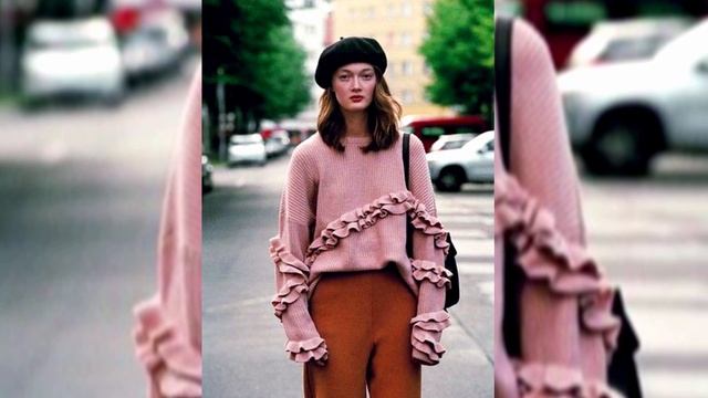 вязаные вещи для зимы / стильный "оверсайз" смотреть онлайн