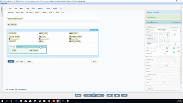 Multi Column Design in Designer page Version 10 смотреть онлайн