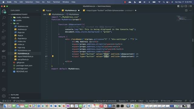Learn React Easy Way | Events Handling 1 - Part 6 смотреть онлайн