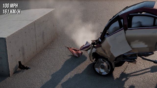 What happens if the MAYBACH W223 hits a wall at 220 mph смотреть онлайн
