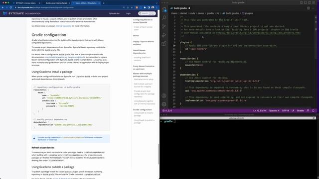 Getting Started using Gradle and Bytesafe смотреть онлайн