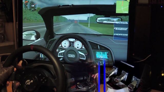 Street Racing, drifting, Audi R8 GT Spyder - Getaway Russia, City Car Driving HD 1080p 2014 смотреть онлайн