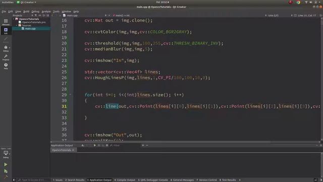 OPENCV & C++ TUTORIALS - 65 | HoughLines() | Line Detection смотреть онлайн