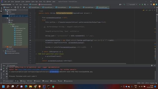 How to take screenshot of an element or full screenshot using appium | Appium Tutorials | Appium 2. смотреть онлайн