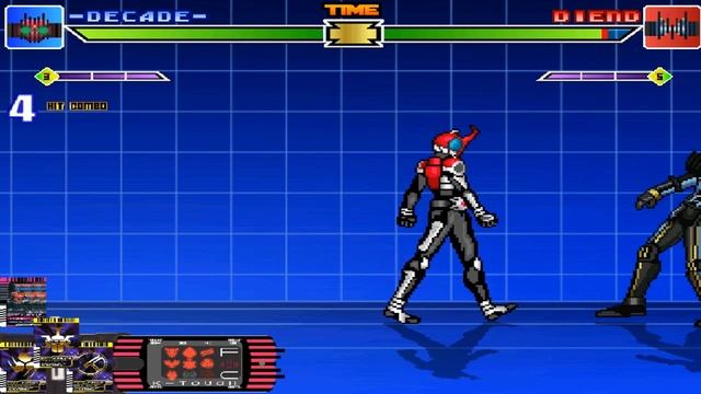MUGEN: Kamen Rider Decade mugen char :3 смотреть онлайн