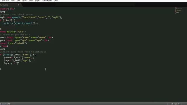 PHP lesson 10 - How to insert data and fetch data from mysql dB using mysqli смотреть онлайн