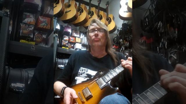 Guitar Sound Check: 1992 GIBSON LES PAUL STUDIO - 57 pickups & ebony grip mahagoni spruce core body смотреть онлайн