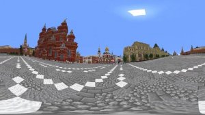 Moscow Kremlin 360 view in Minecraft! Московский кремль в 360 в майнкрафт! #minecraft #buildtheeart